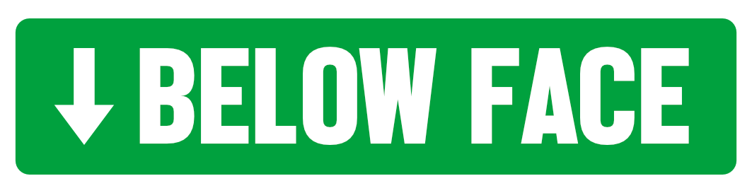 Below face
